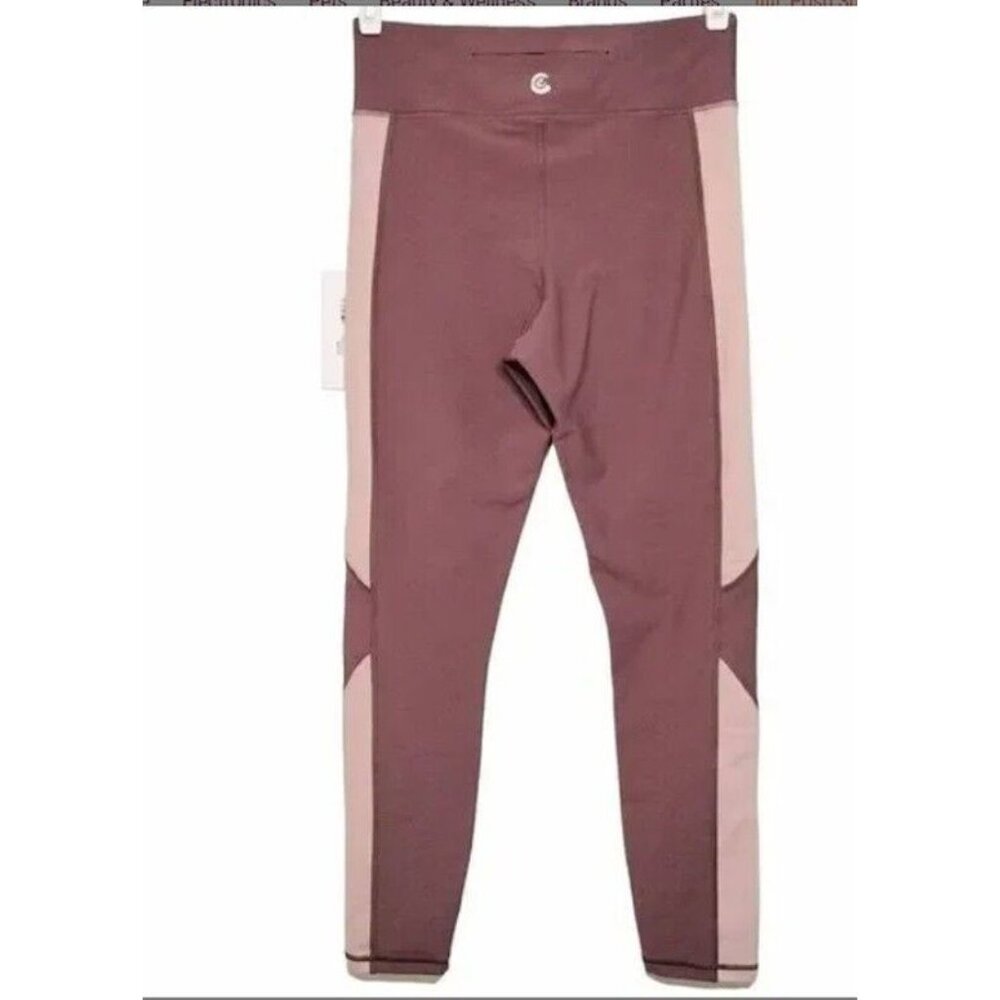 NWT Calme Johnny Was L ENDURANCE Color Block LEGGING Pink 113922